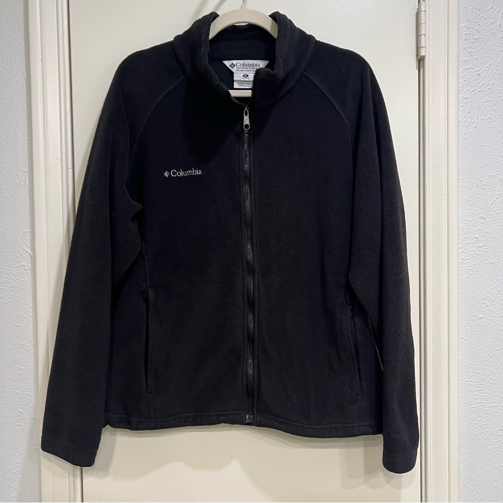 Columbia Black Full Zip Jacket Coat
